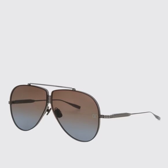 NEW VALENTINO SUNGLASSES BLACK BROWN WOMEN EYEWEAR VALENTINO